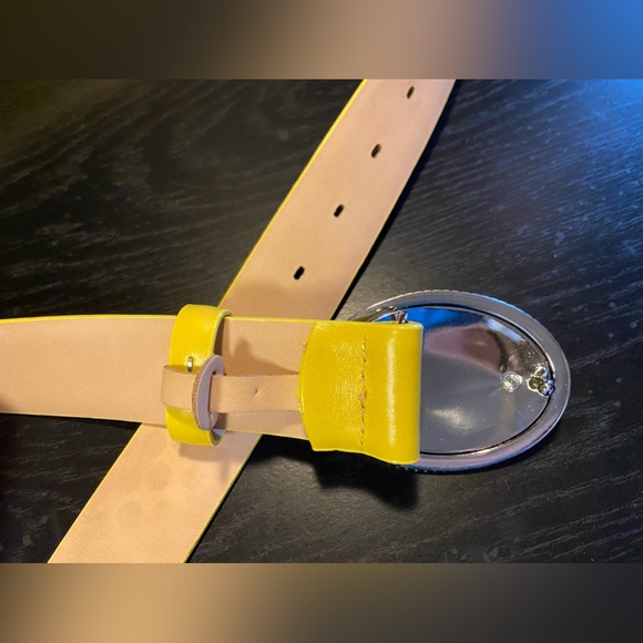 NWOT Glam Rhinestone buckle-GENUINE LEATHER-MADE IN USA. Perfect & Never worn. - Picture 2 of 8